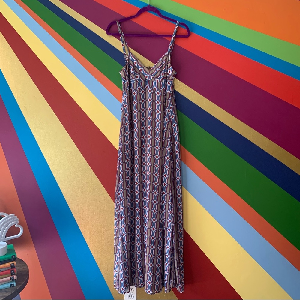 Sinéquanone Printed Parisian Maxi Dress with Adjustable Strap | Size S | NWOT
